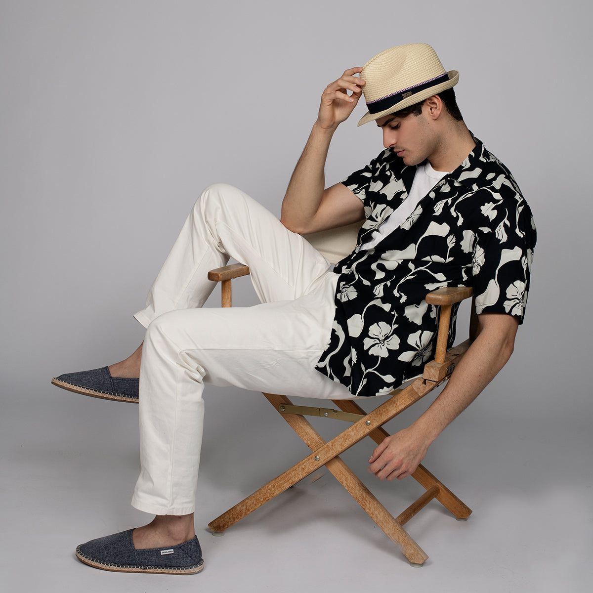 Summer hat "Livorno" (Trilby)