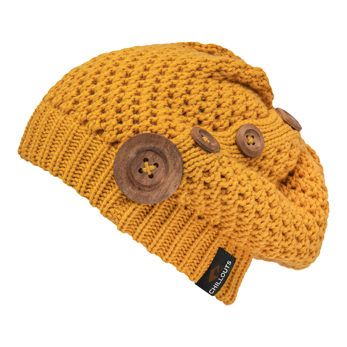 Long beanie with hole knit pattern for women - order now! – Chillouts  Headwear