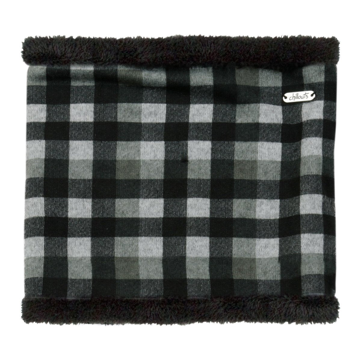 11 black gray check