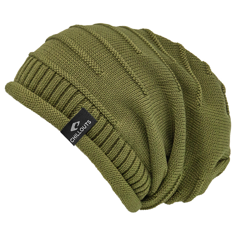 Long Beanie mit Strickdetail (unifarben) - jetzt online bestellen –  Chillouts Headwear