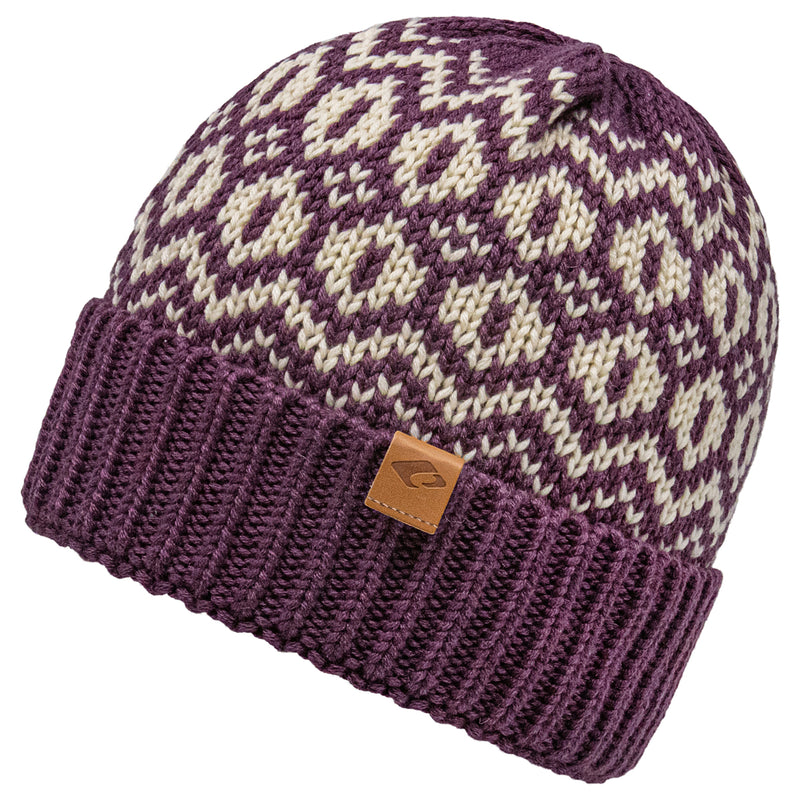 Beanie mit winterlichem Strickmuster für Damen - jetzt bestellen! –  Chillouts Headwear