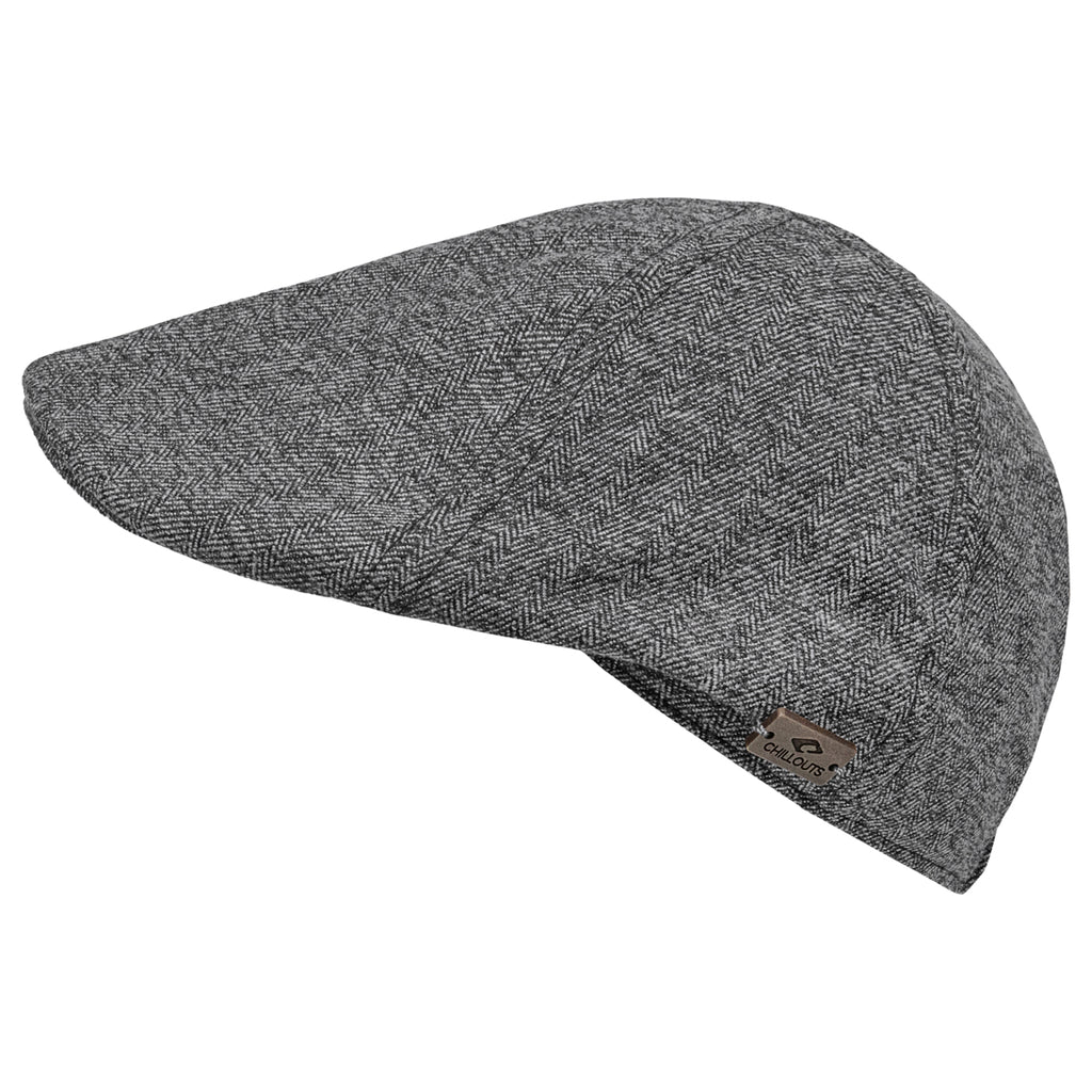 Schiebermütze mit Futter aus 100% Baumwolle | Flat Cap für Herren –  Chillouts Headwear