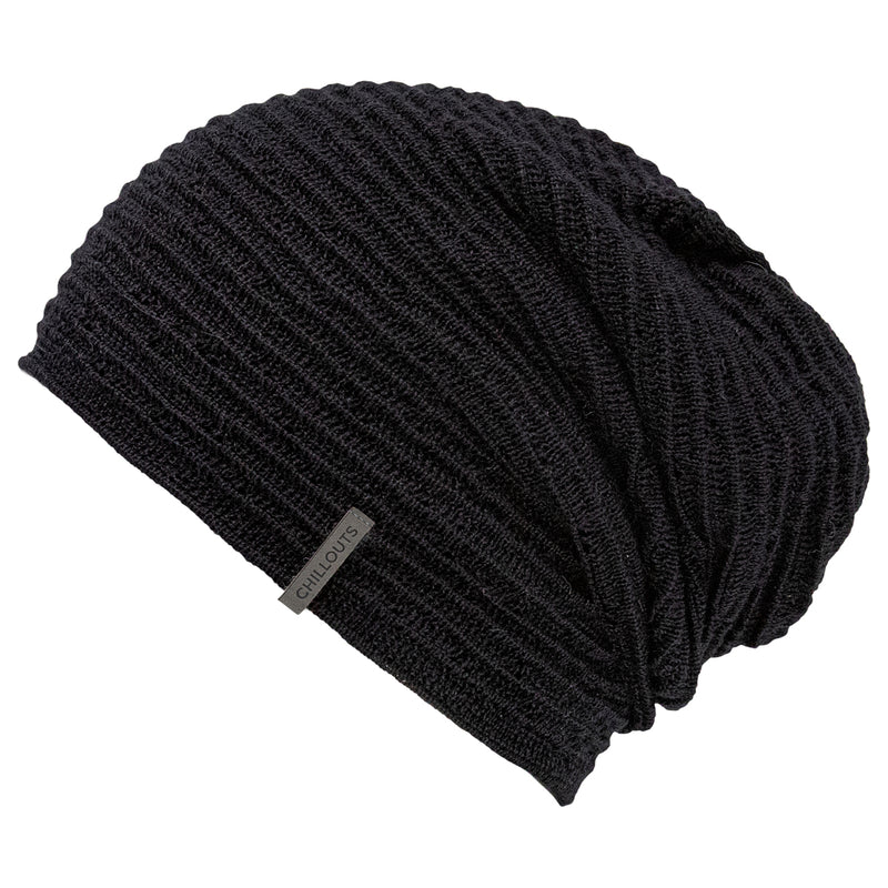 Long Beanie mit feinem Strickmuster - kaufe zwei Mützen in einer! –  Chillouts Headwear