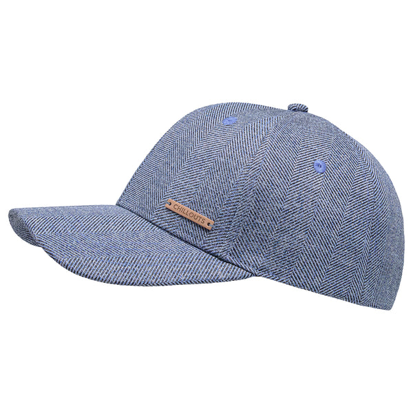 43 blue herringbone