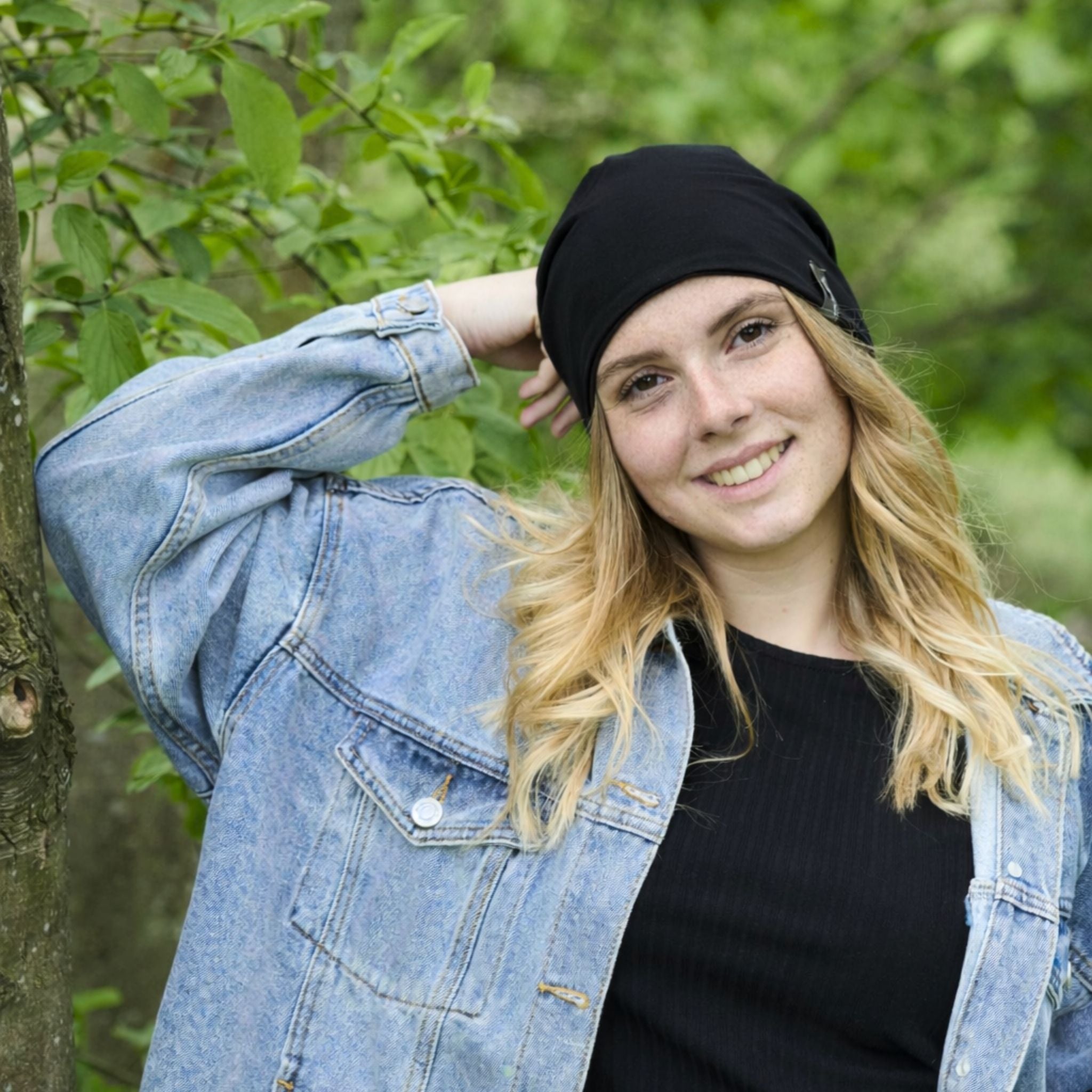 Cool summer beanie made of cotton - sun protection on warm days