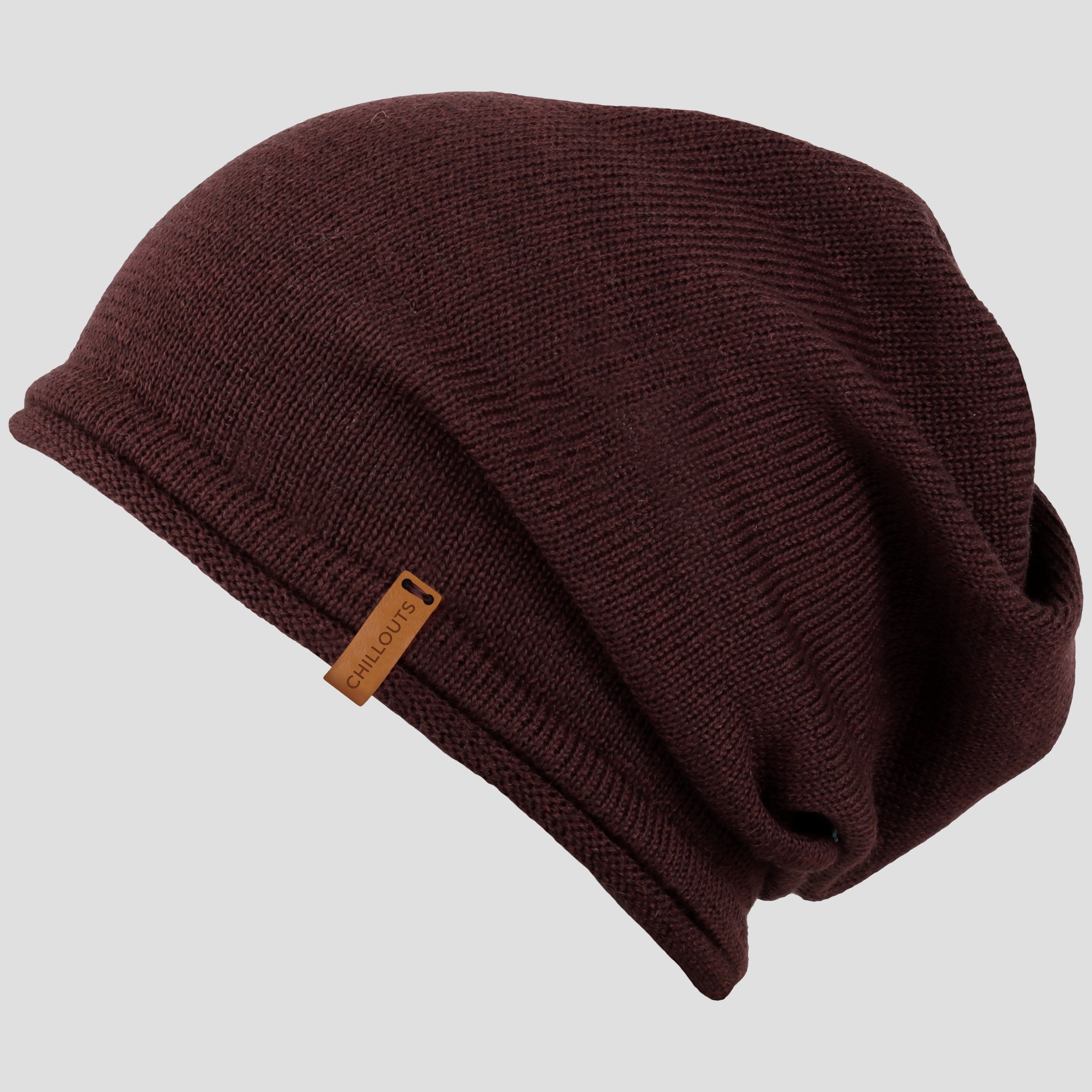 Klassische Beanie Mütze Unisex - Slouch Strickmütze Longbeanie Für Herren & Damen, Doppellagig Warm - Für Kopfumfang 55-62 Cm, Herbst & Winter