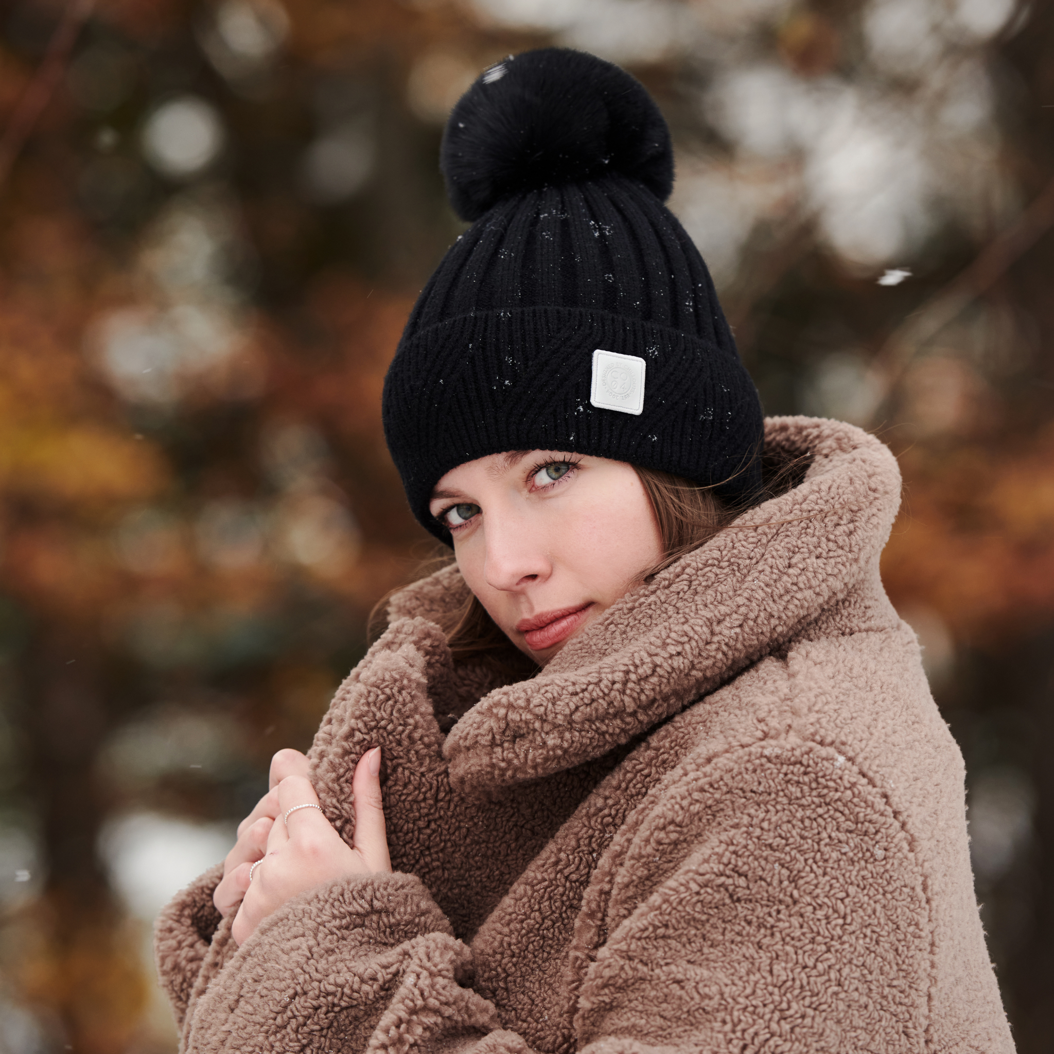 Wintermütze "Lenja" (Bommelmütze)