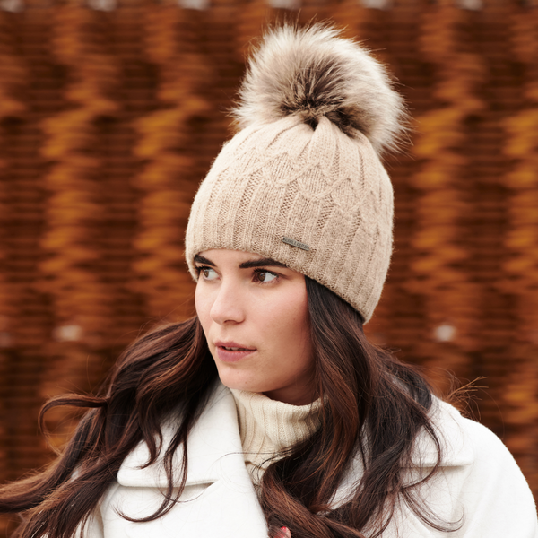 Wintermütze "Letizia" (Bommelmütze)