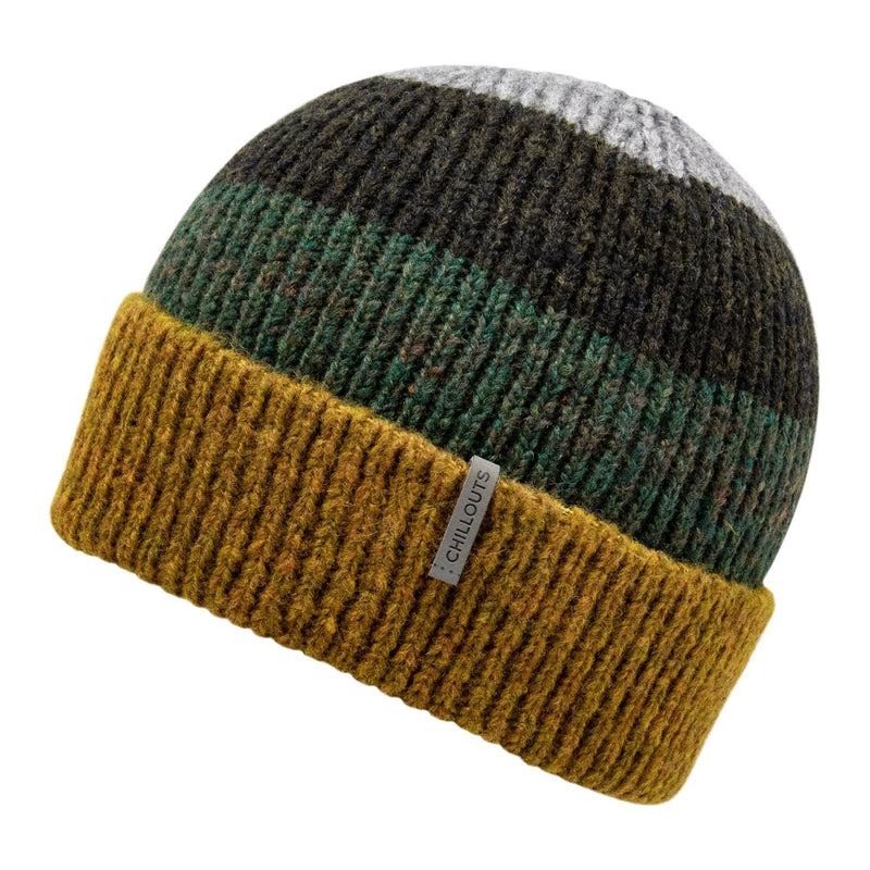 Beanie with colorful block stripes - order cool hats now! – Chillouts  Headwear