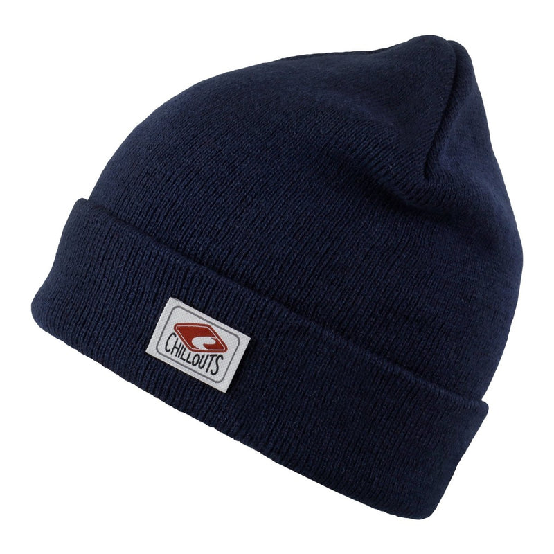 Coole Beanie für Damen und Herren - schlichter Klassiker mit Logo –  Chillouts Headwear